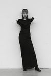 Boris Bidjan Saberi WDRESS2 Series Long Dress Series WDRESS2 FTT00001-HEI Black